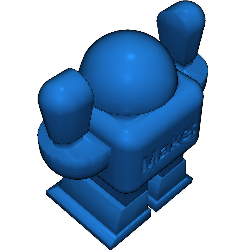 3D модель робота Maker Faire