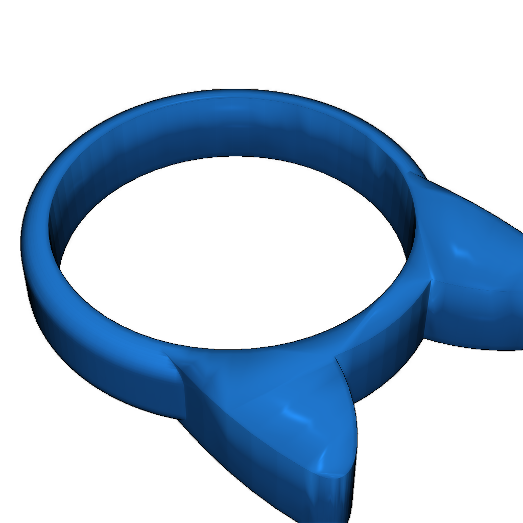 Кольцо-котик 3D модель