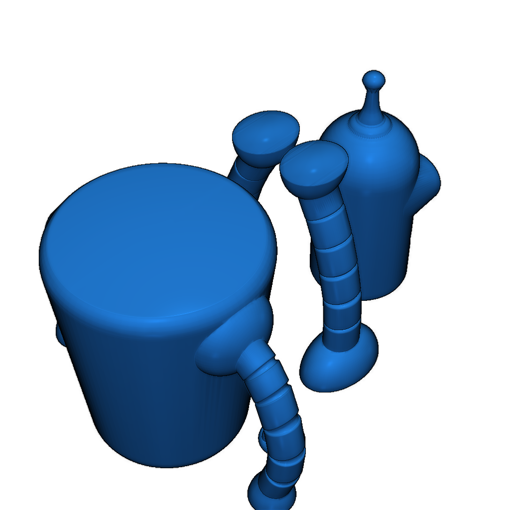 3D Модель Туловища