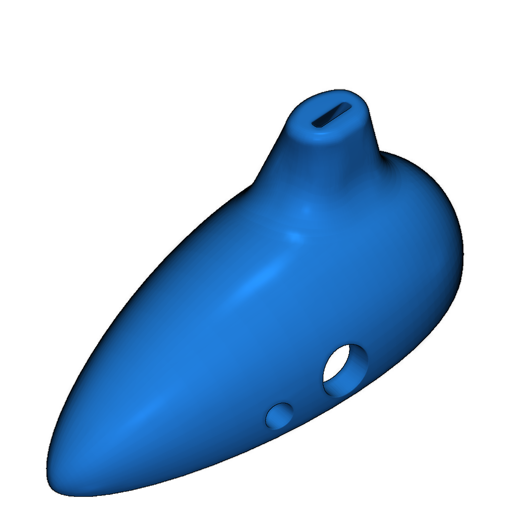 Функциональная окарина в стиле "батата"