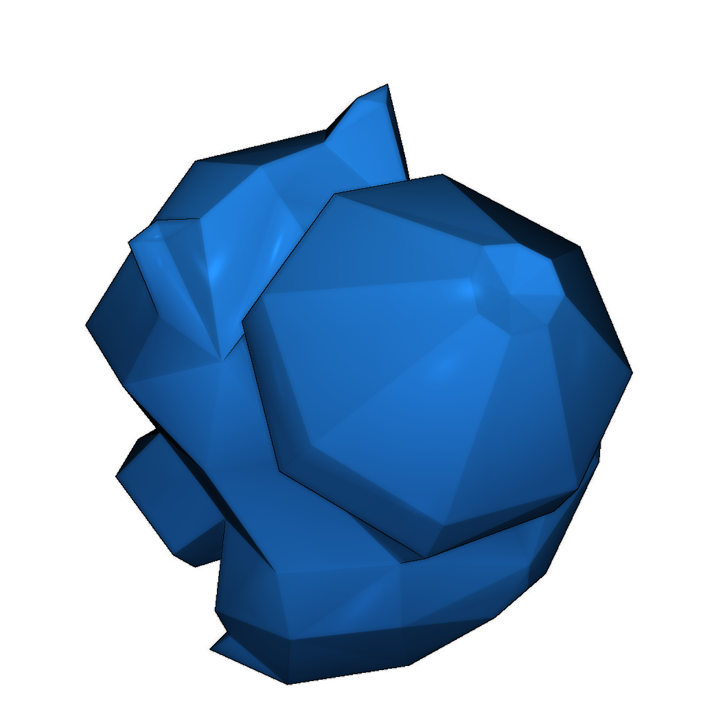 Ловкий Bulbasaur низкого полигона