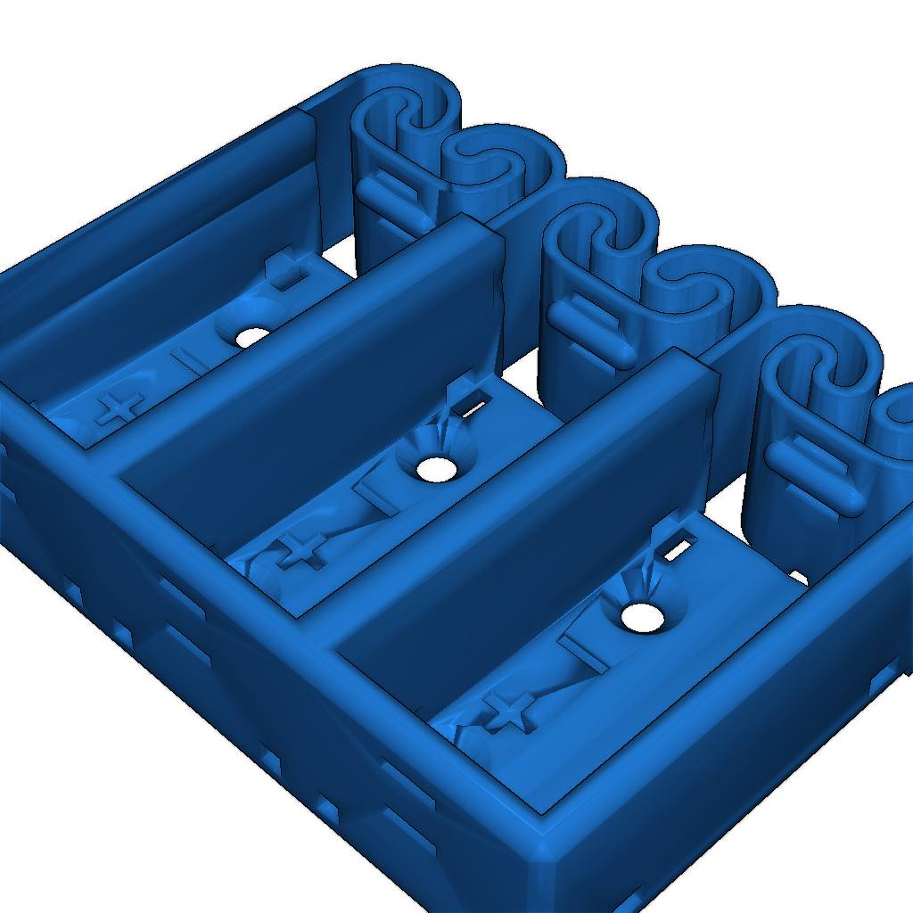 Пользовательские держатели батарей для цилиндрических элементов