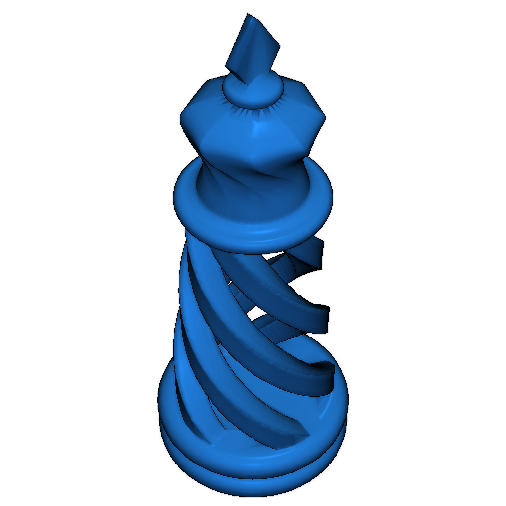 Шахматы в спиральном стиле