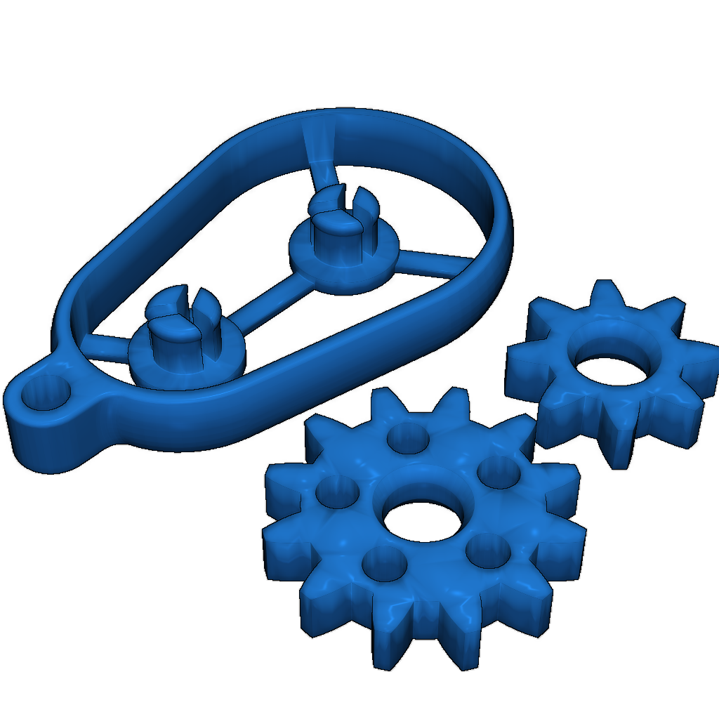 Ключница с шестеренками