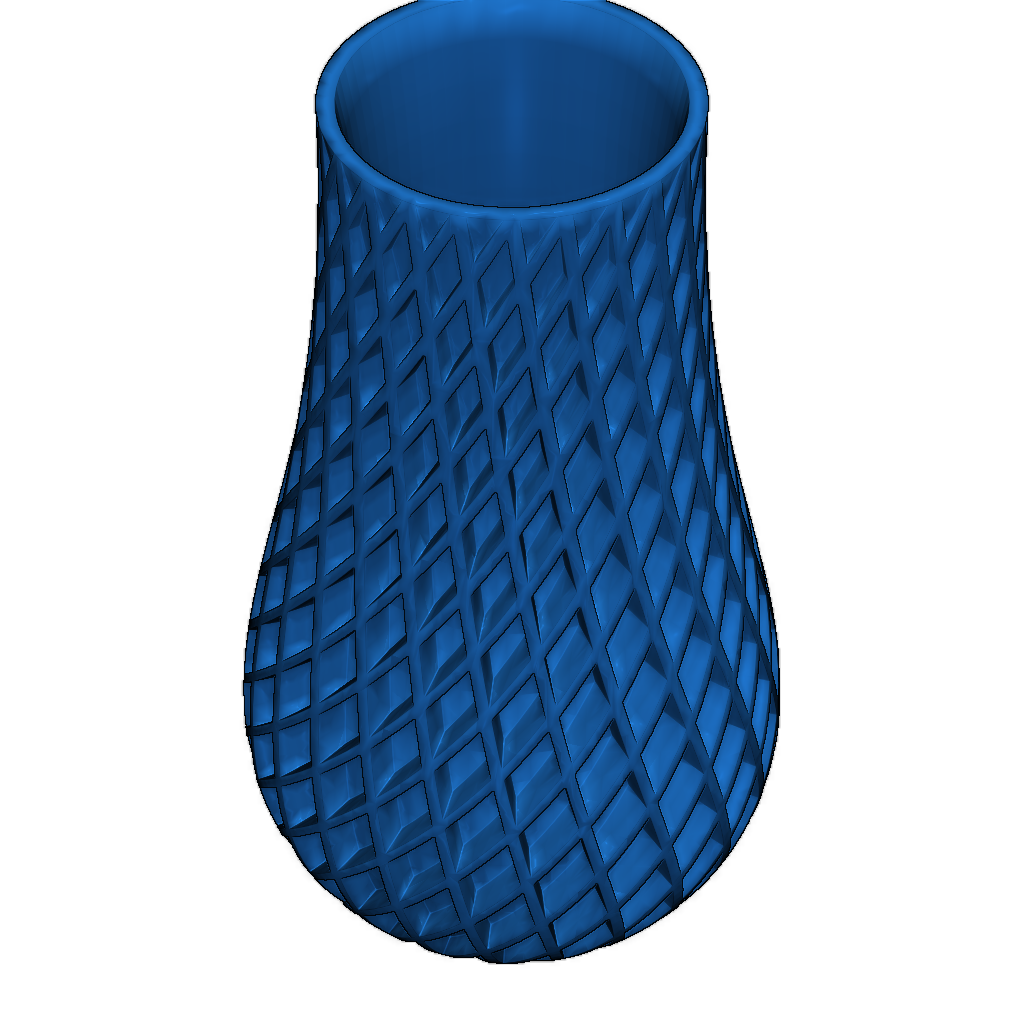 Спиральные вазы высотой 150мм