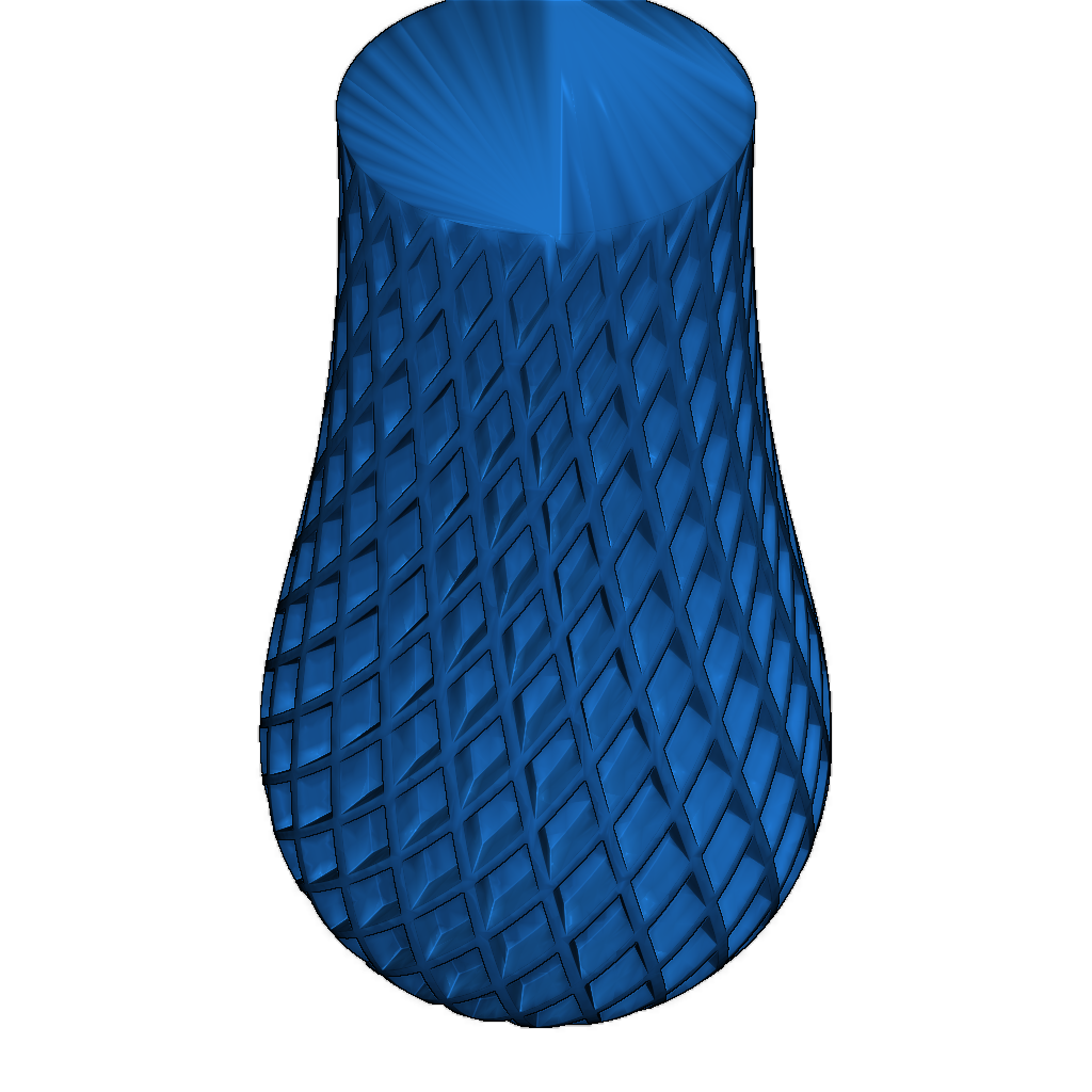 Спиральные вазы высотой 150мм