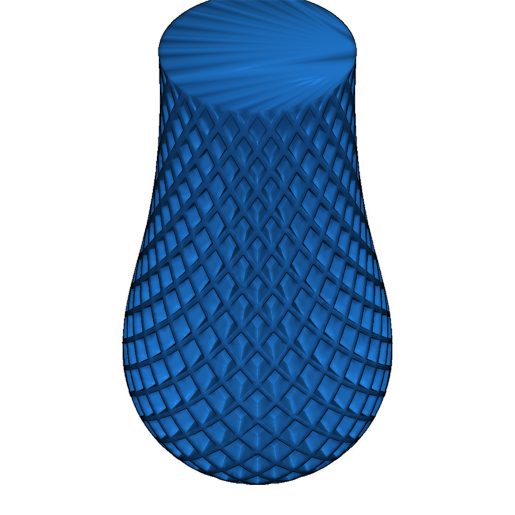 Спиральные вазы высотой 150мм