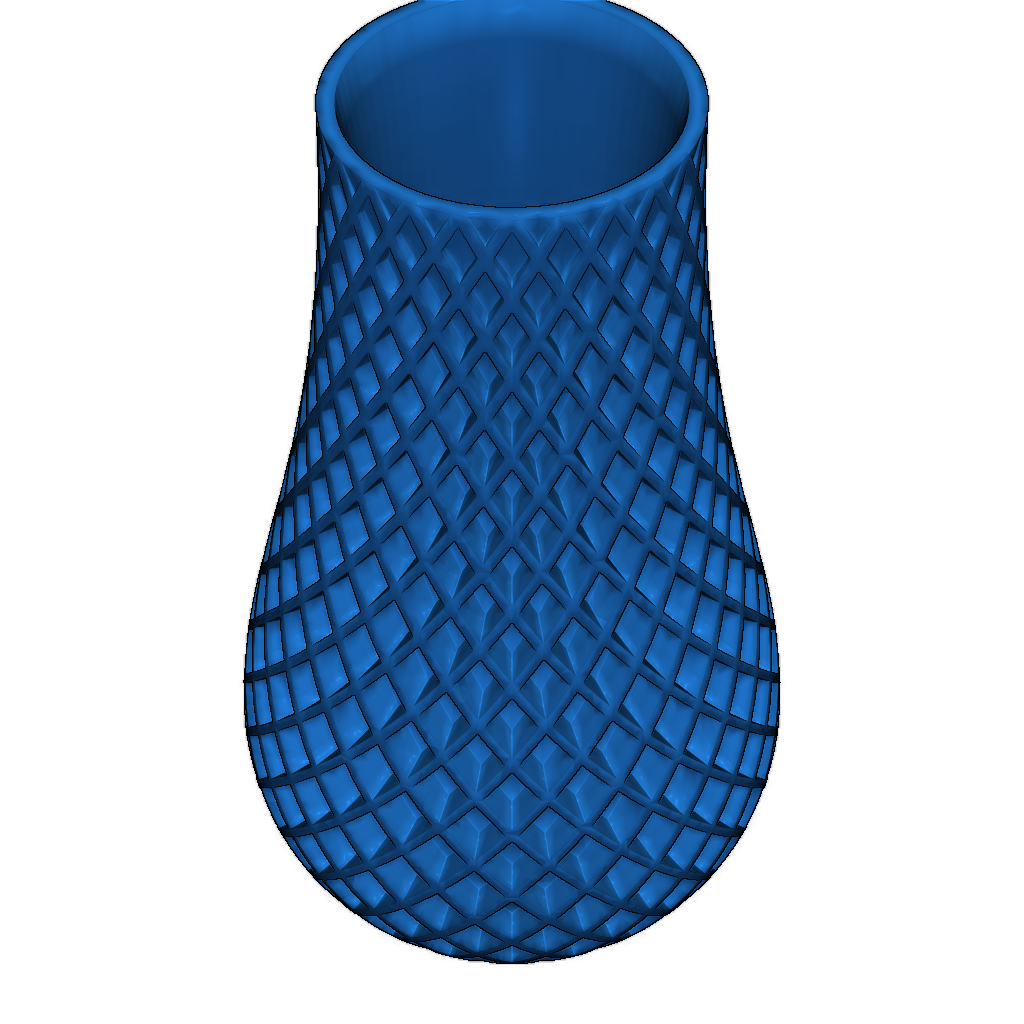 Спиральные вазы высотой 150 мм