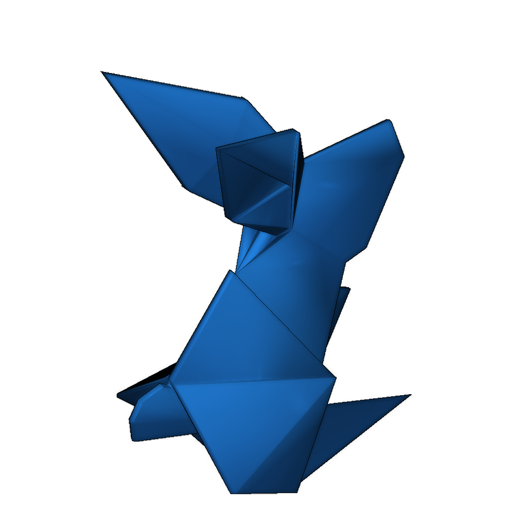 Оригами кролик