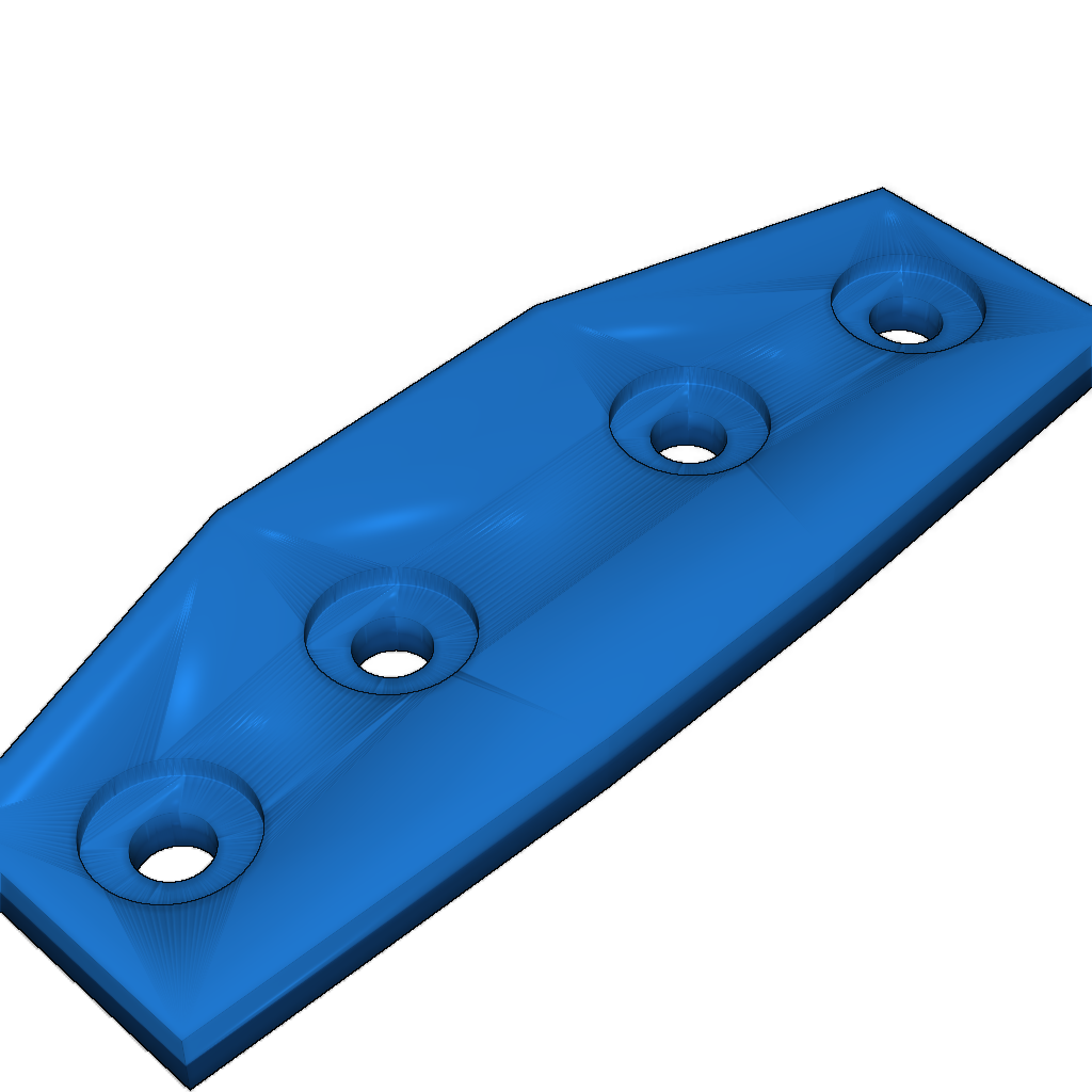 230 размер Квадрокоптера - 3D Модель