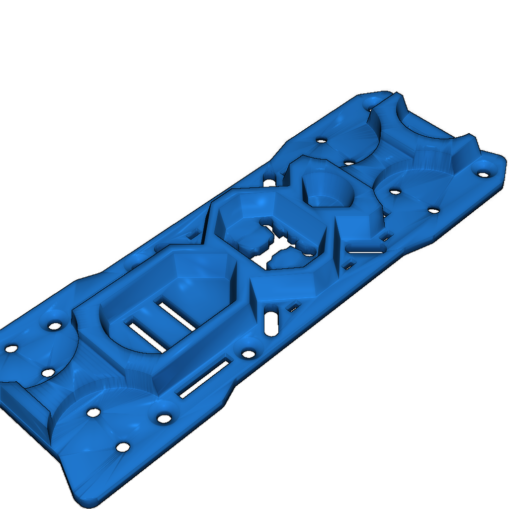 230 размер Квадрокоптера - 3D Модель