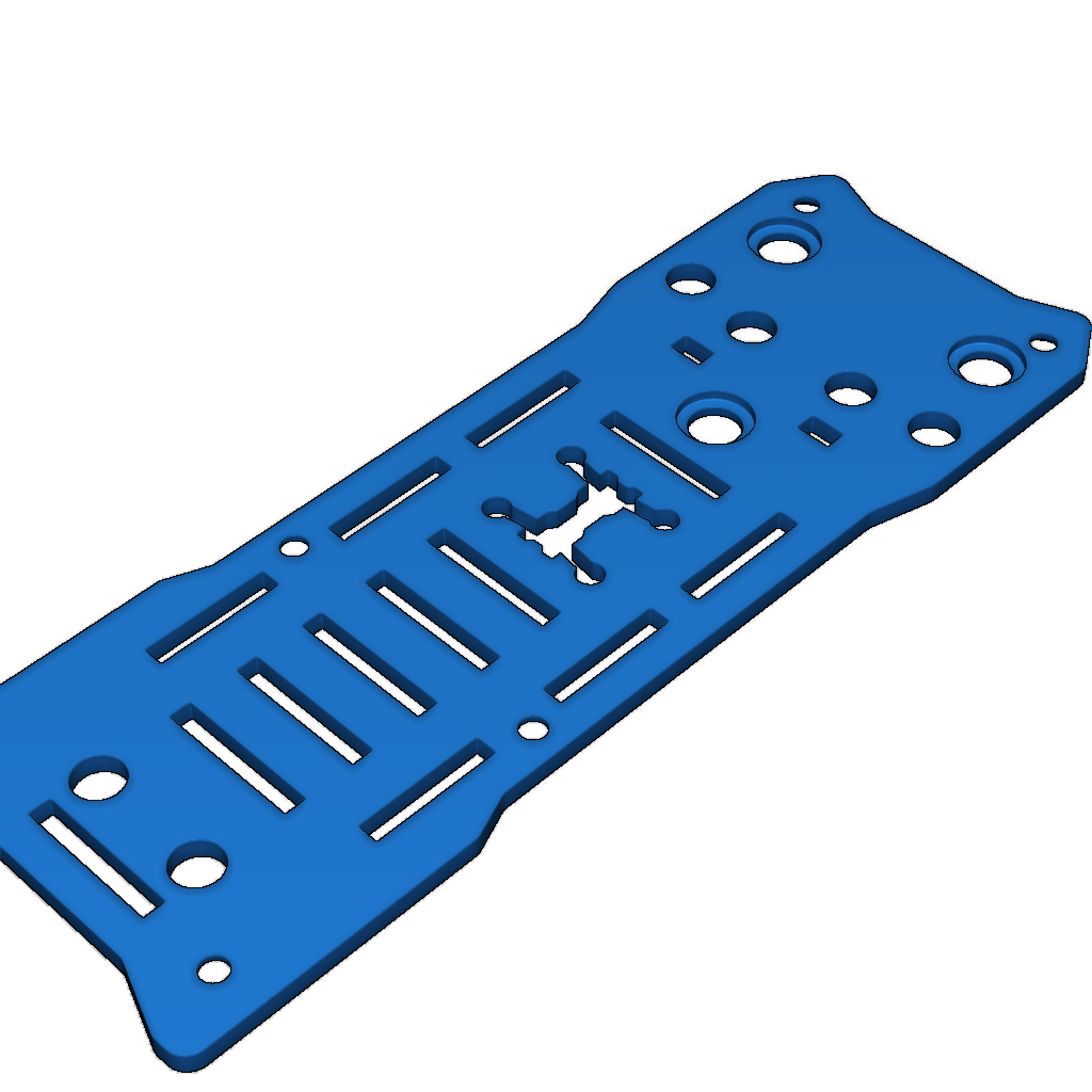 230 размер Квадрокоптера - 3D Модель