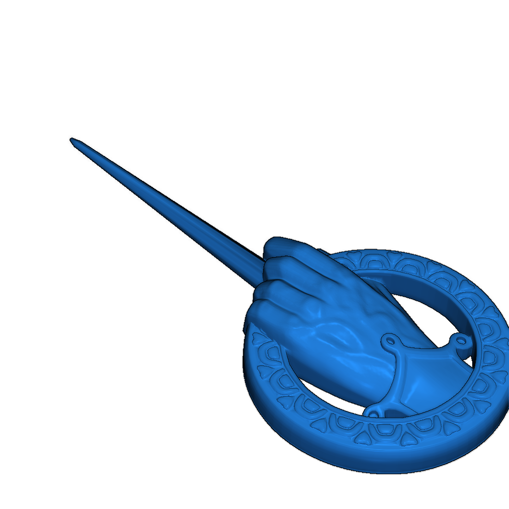 3D модель пина 'Рука Короля'
