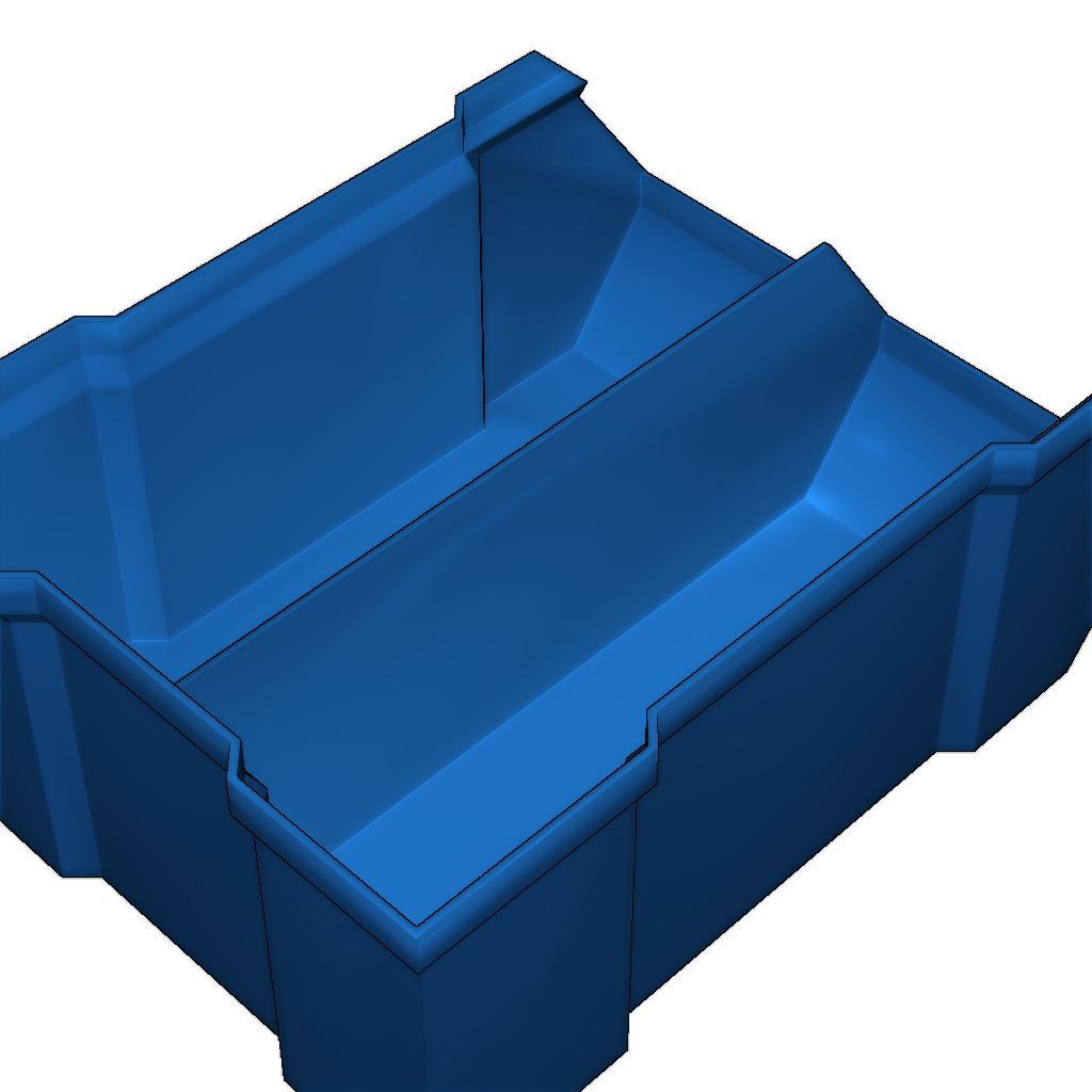 Модель 3D с улучшенной стабильностью при укладке
