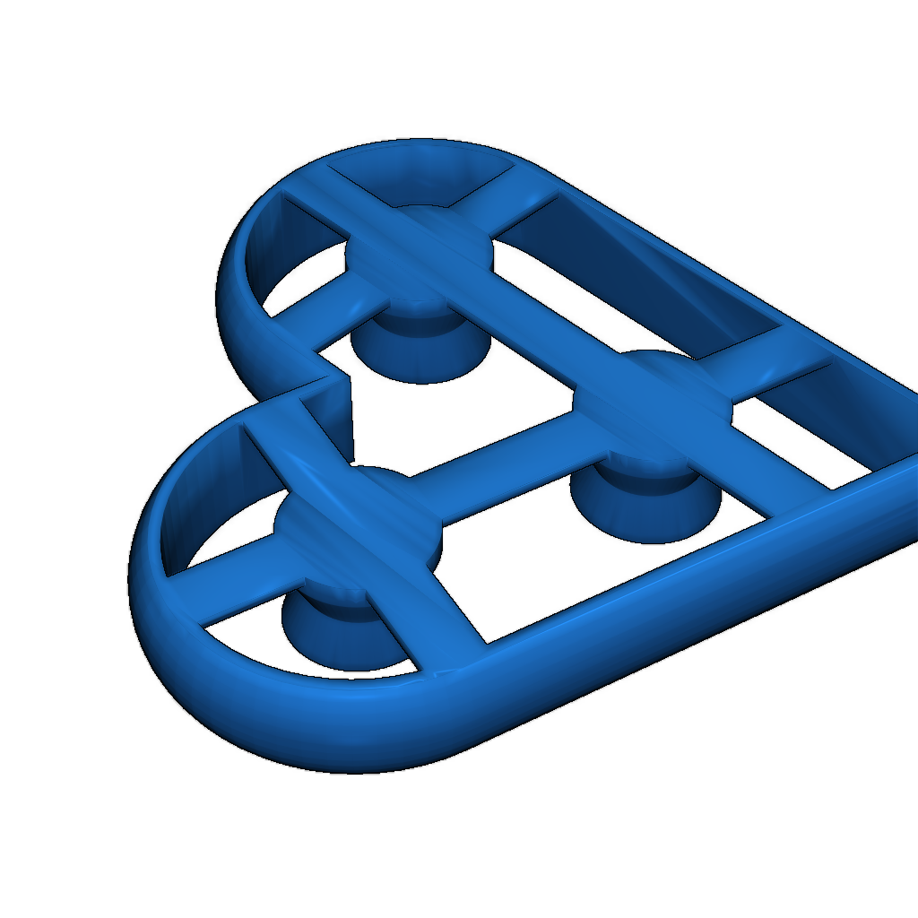 Ключница с движущимися зубьями в форме сердца