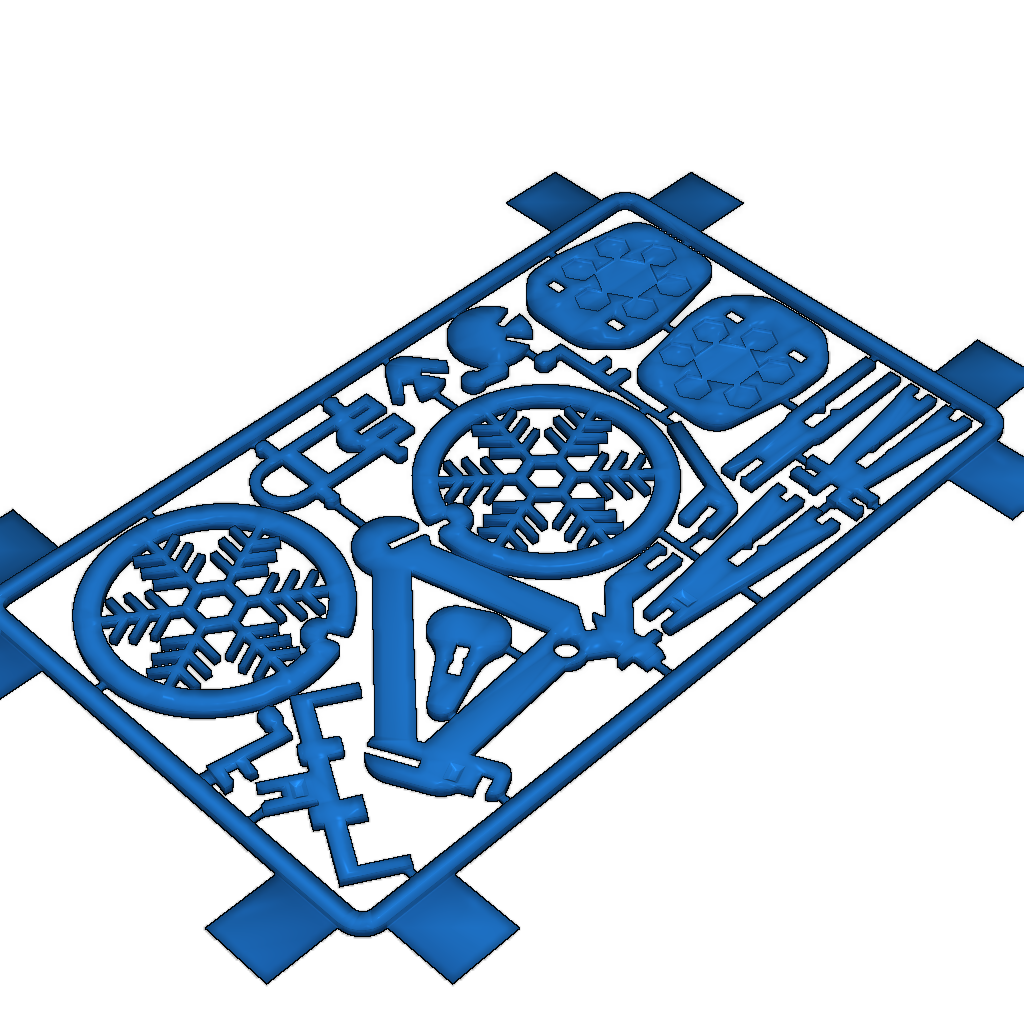 Модель бизнес-карты с туристическим велосипедом