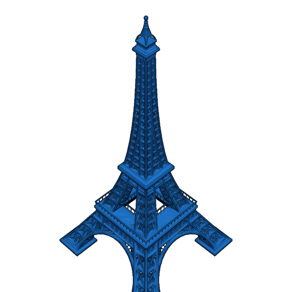 Эйфелева башня из Парижа