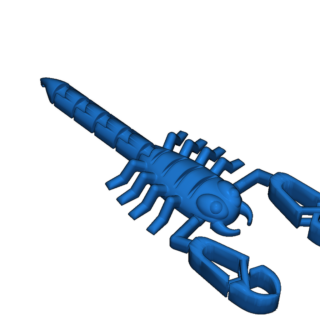 3D-модель Скорпиона с функцией "Печать на месте"