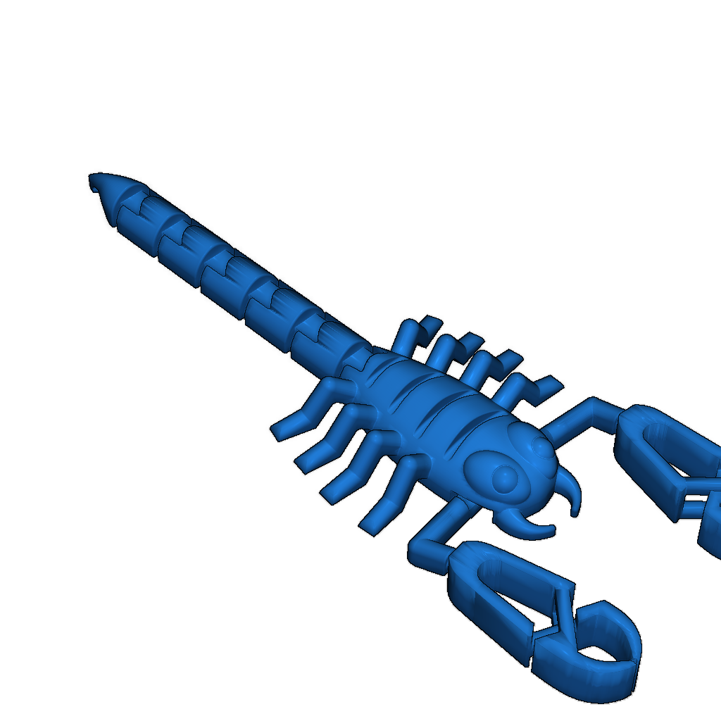 3D-модель Скорпиона с функцией "Печать на месте"