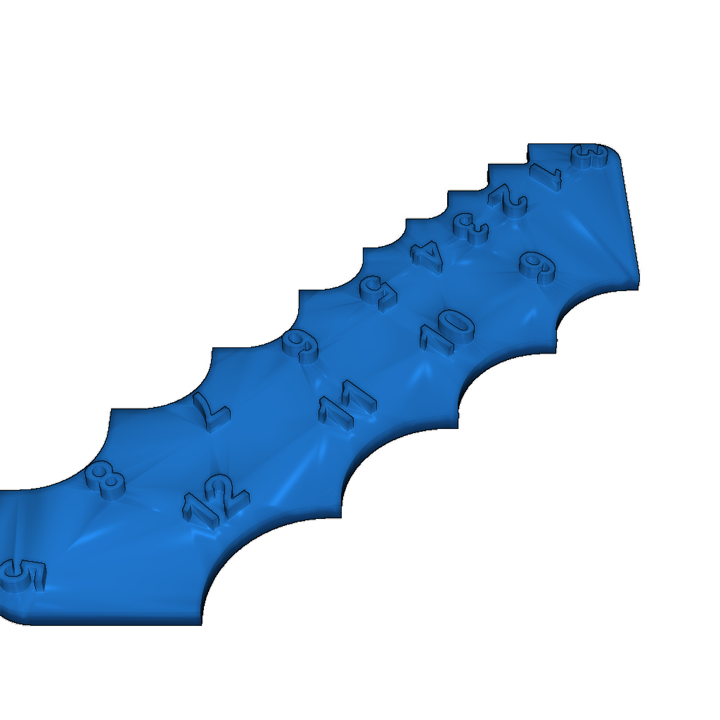 Измеритель для кривых объектов