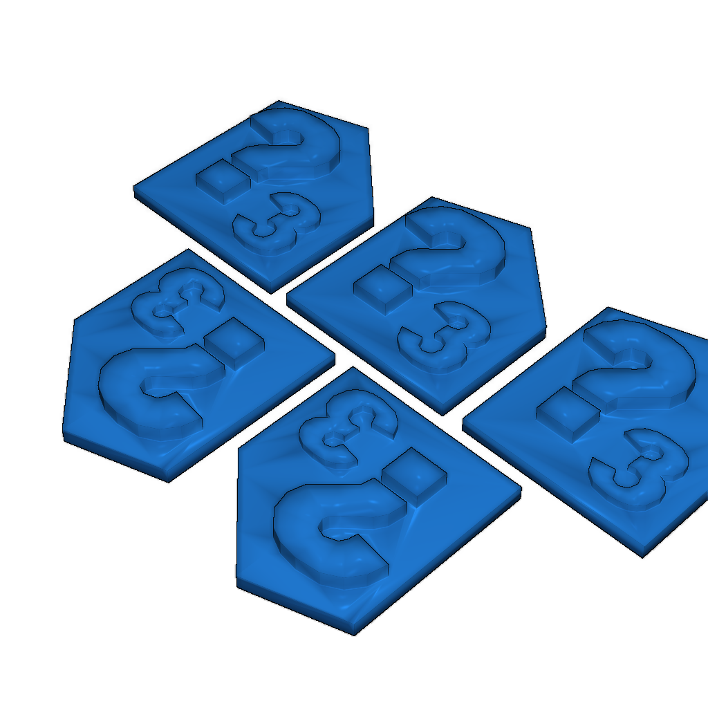 3D Модель игры Катан