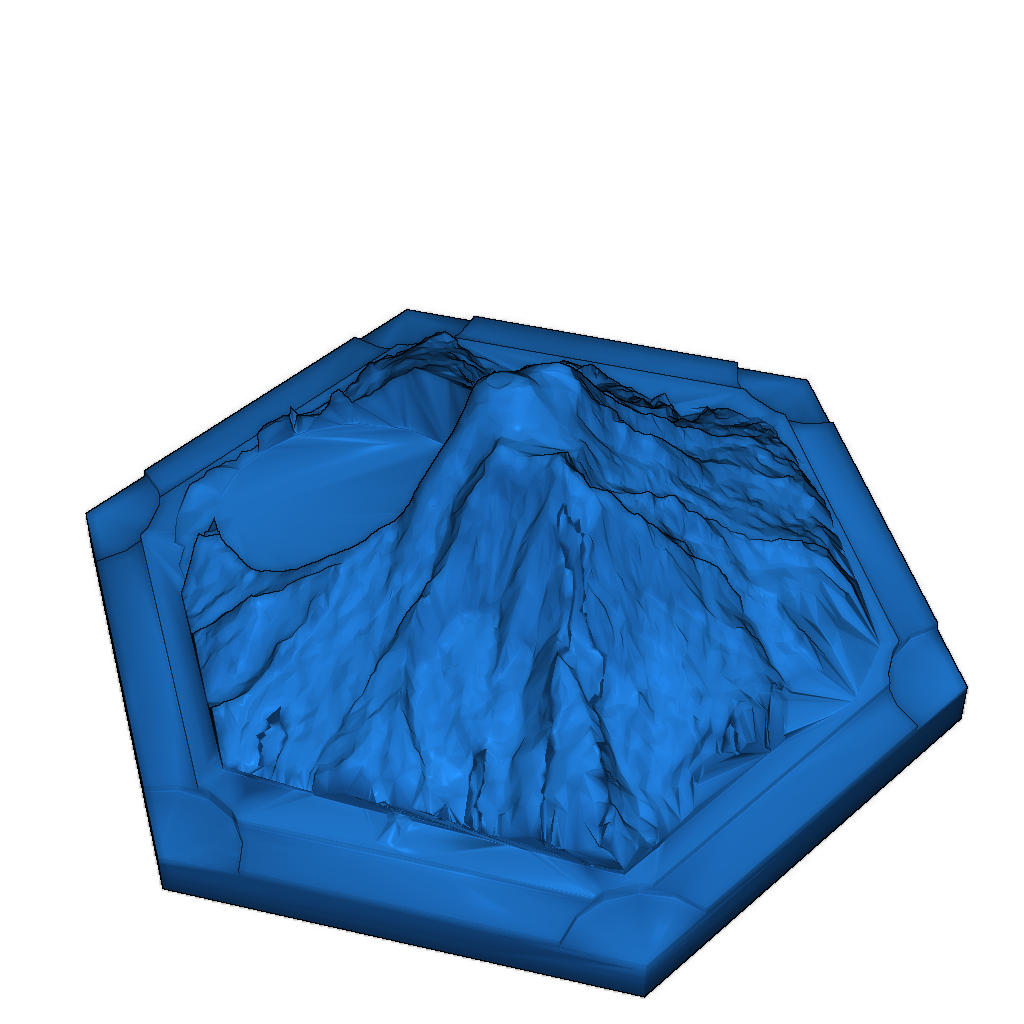 3D Модель игры Катан