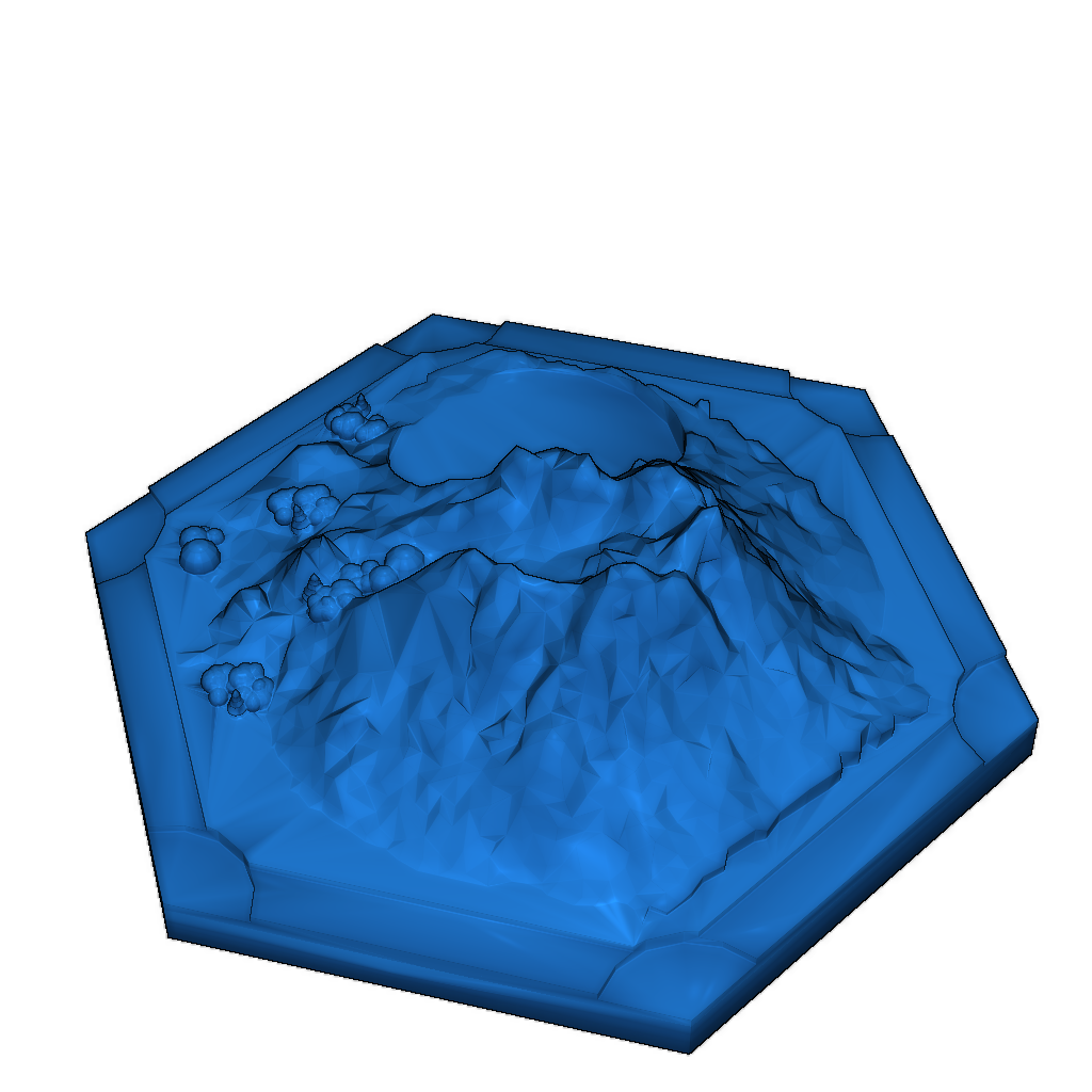 3D Модель игры Катан