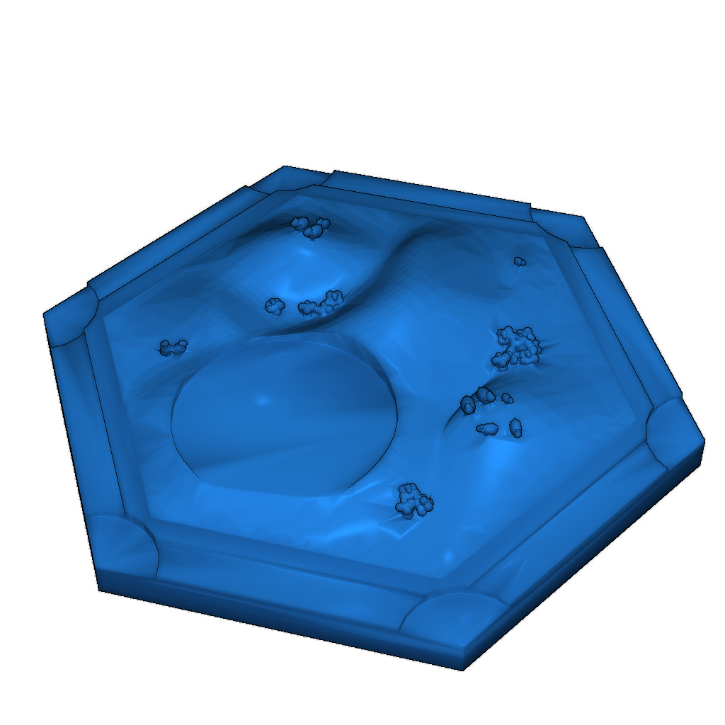 3D Модель игры Катан