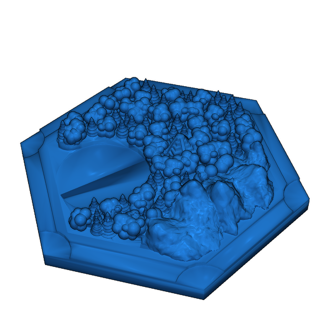 3D Модель игры Катан