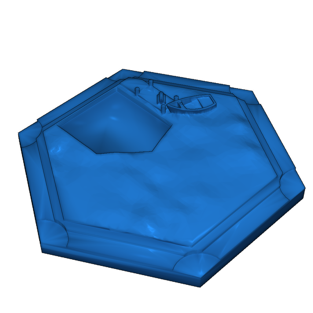 3D Модель игры Катан