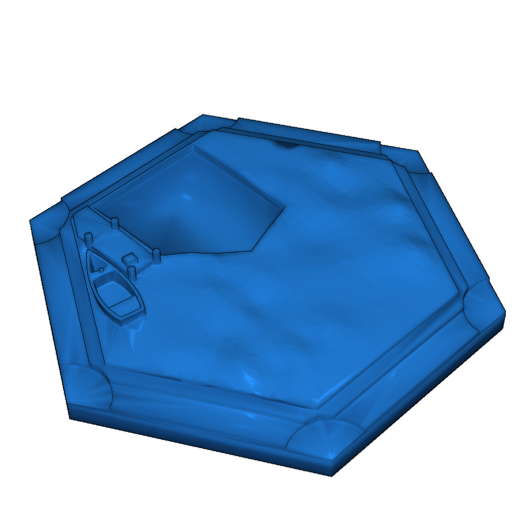 3D Модель игры Катан