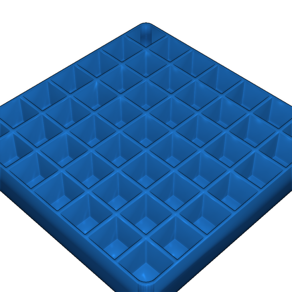 Простой современный подставка для кистей