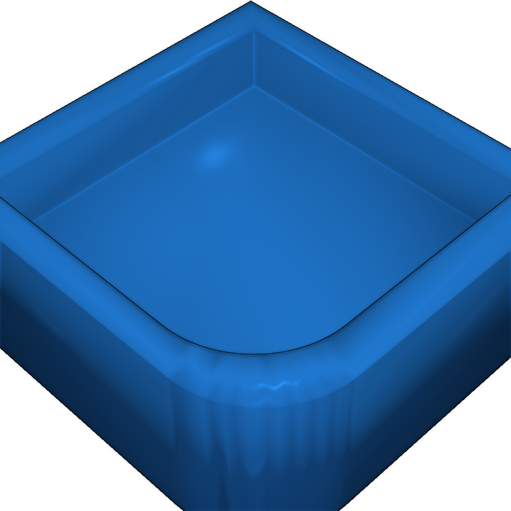Простой современный подставка для кистей
