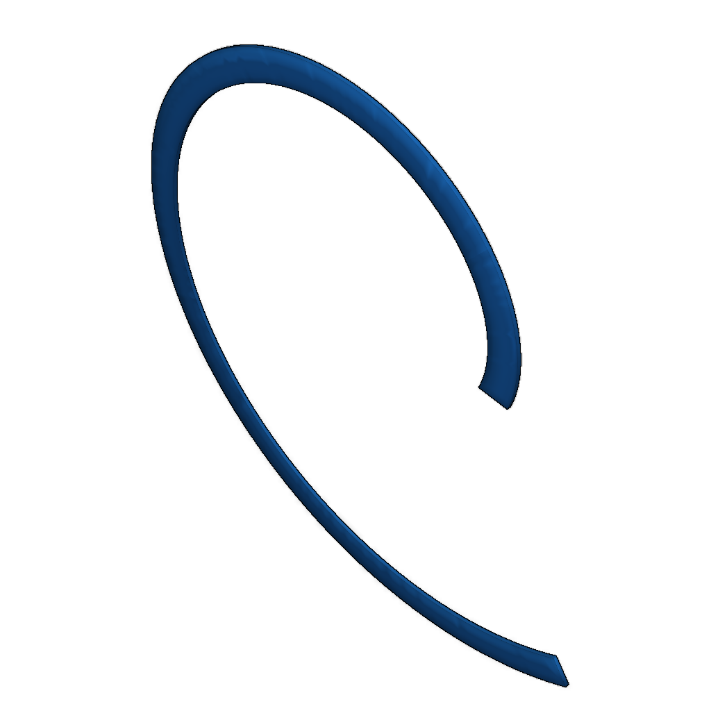 Сечения модели двухконтурного высокого обходного турбовентилятора