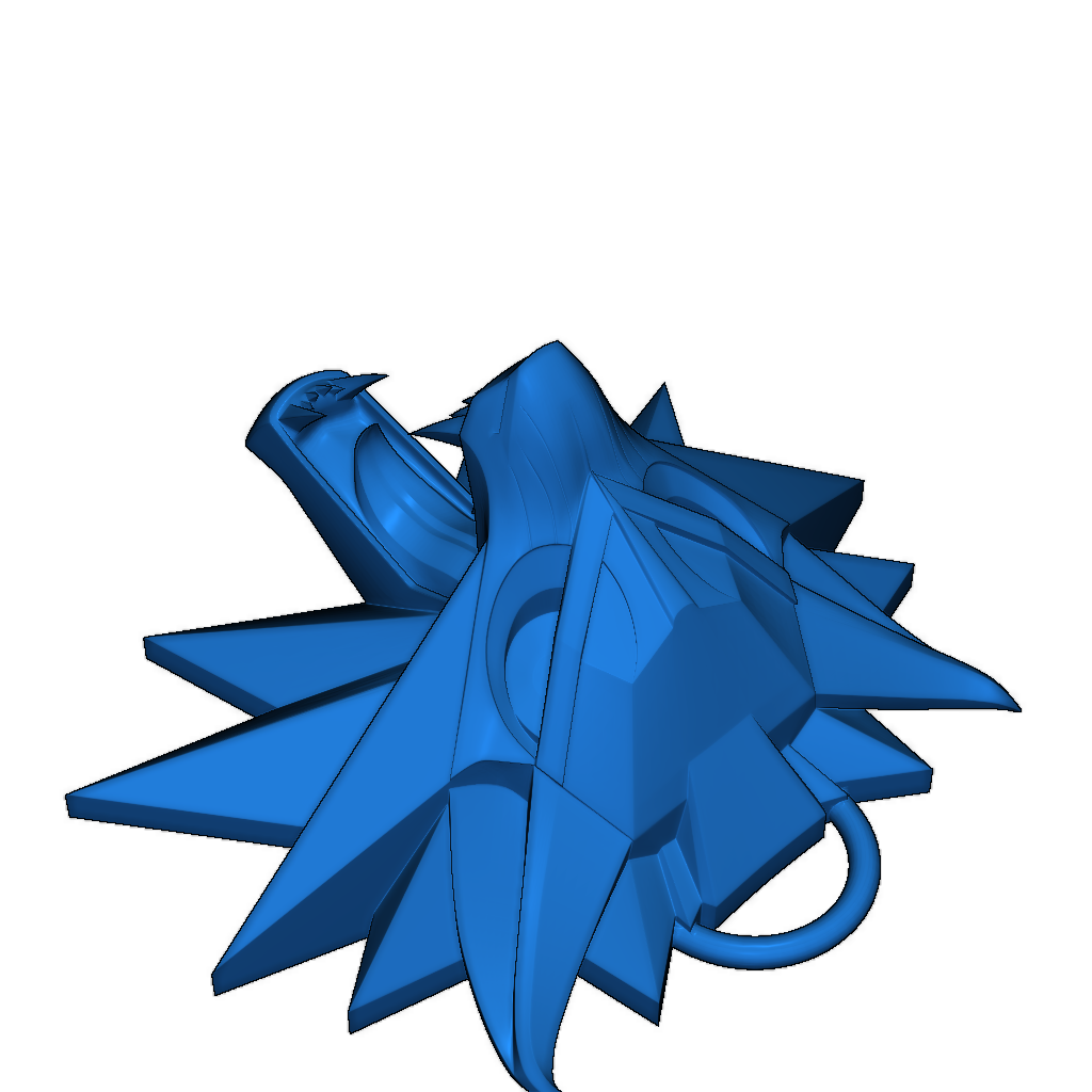 Медальон Школы Волка из игры The Witcher III