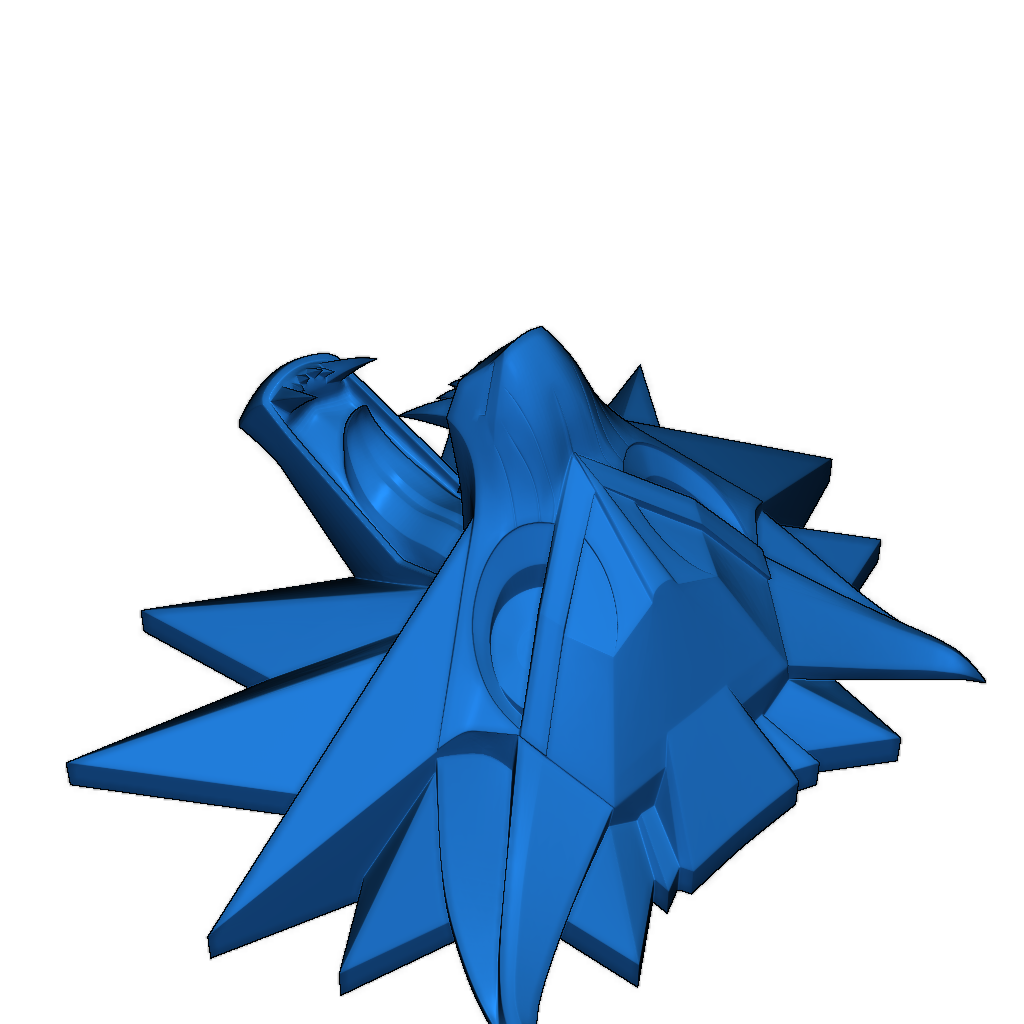 Медальон Школы Волка из игры The Witcher III