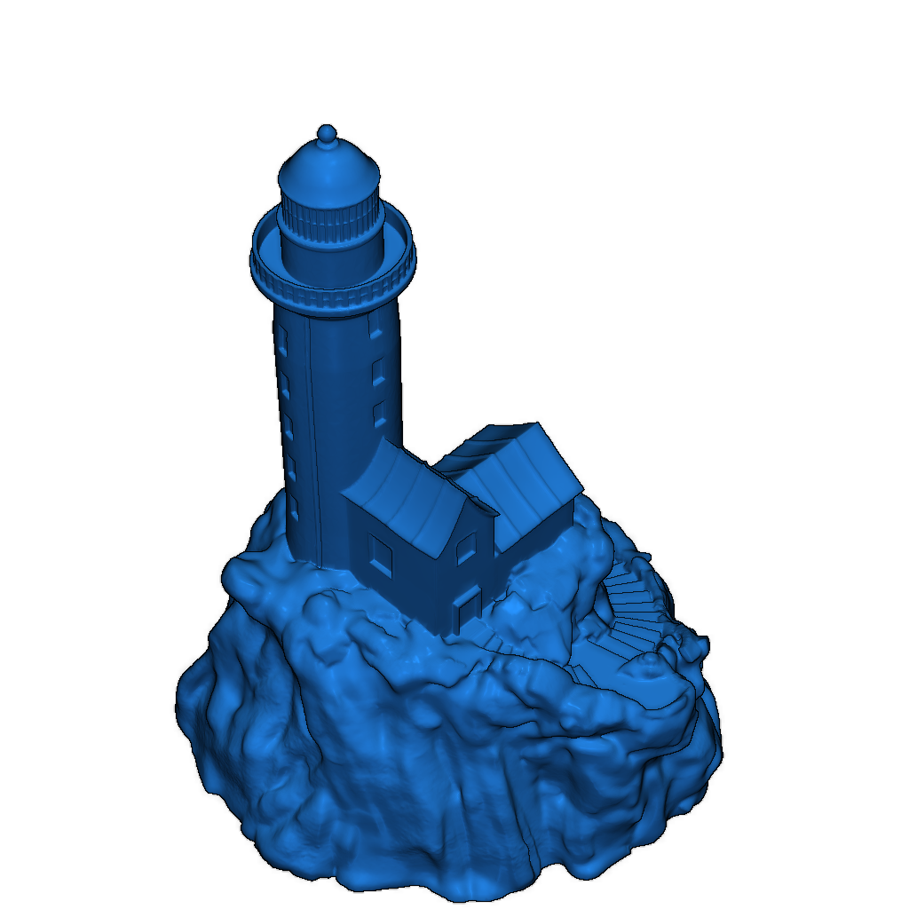 Модель маяка Анива