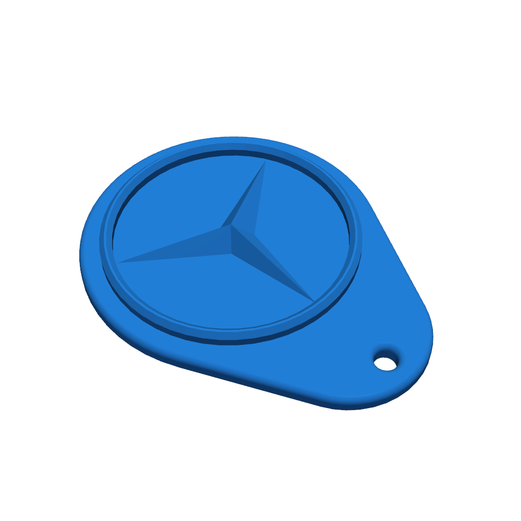 Простой ключ для Mercedes с масштабом для подгонки