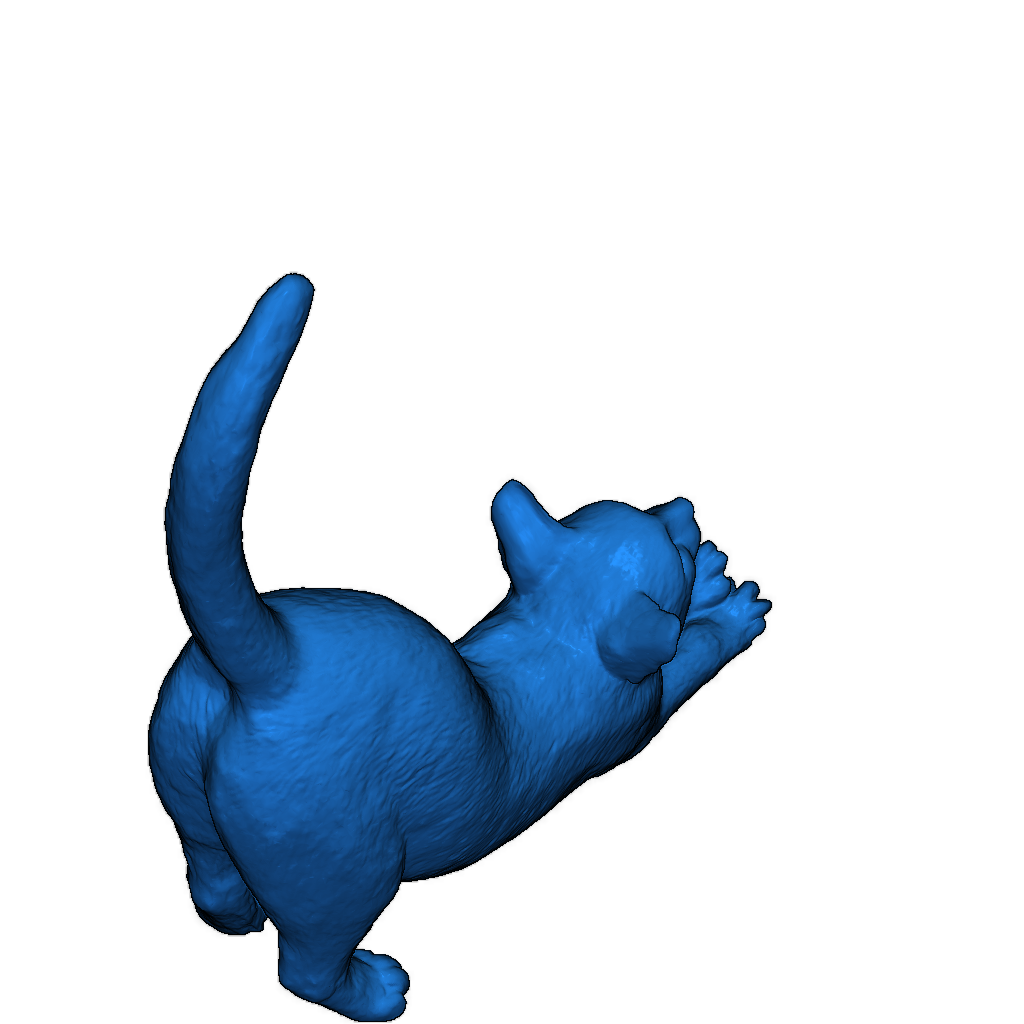 3D-модель статуэтки кошки