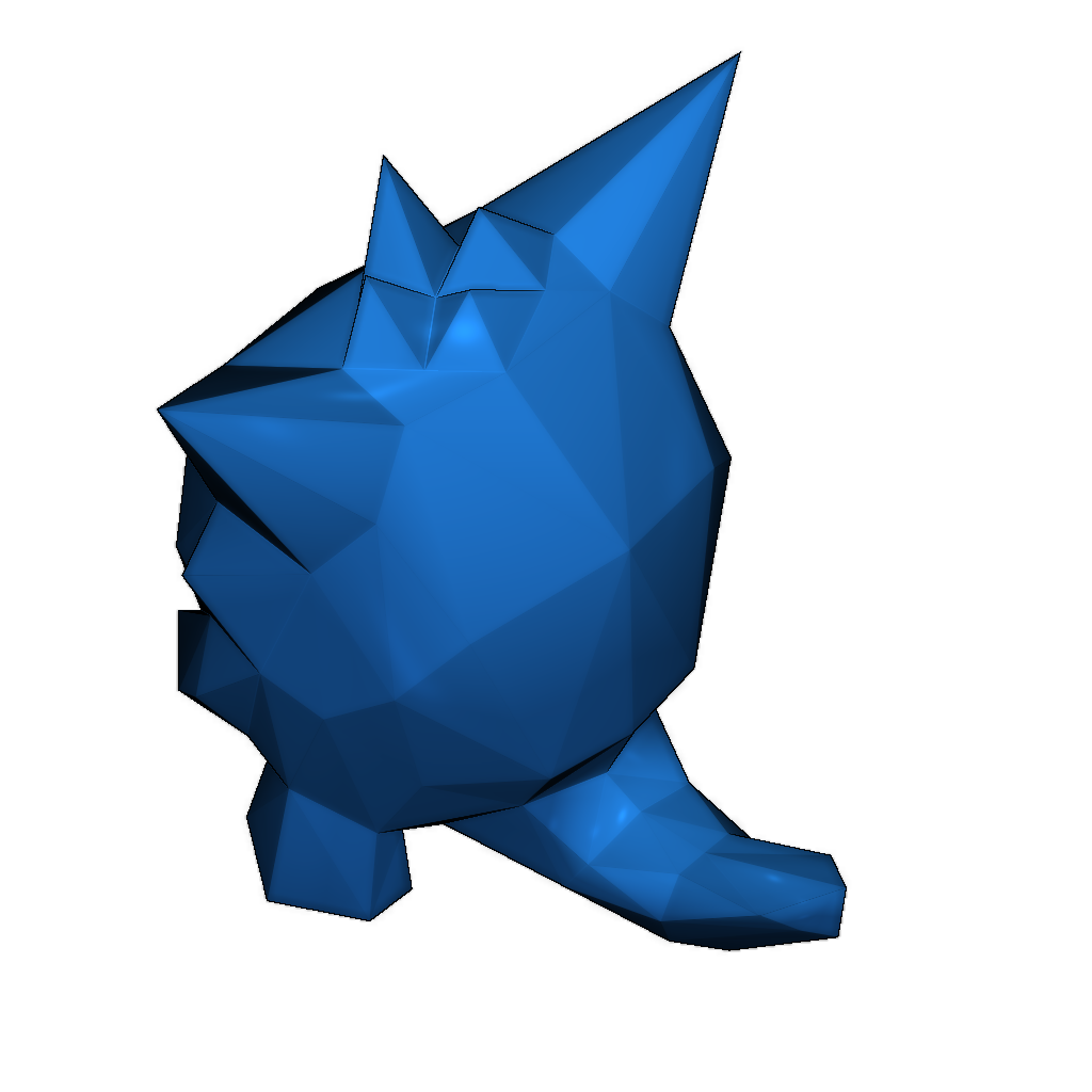 Генгар Низкополигональный Покемон