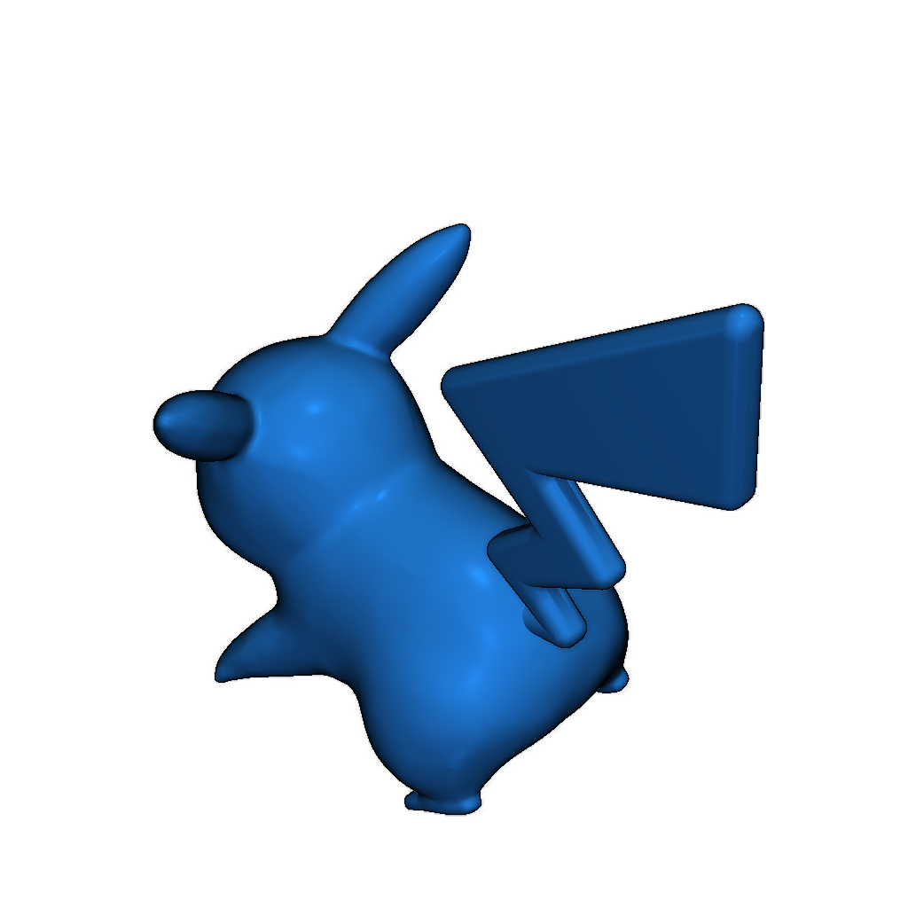 3D модель покемона "Тандер Маус"