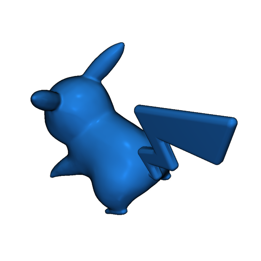 3D модель покемона "Тандер Маус"