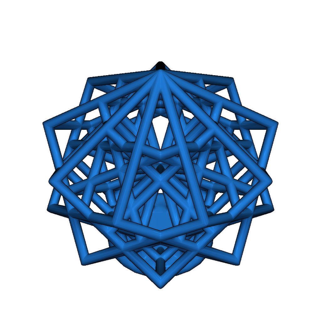 Испытание 3D-принтера решетчатого куба на пытки (свесы и двойная экструзия)