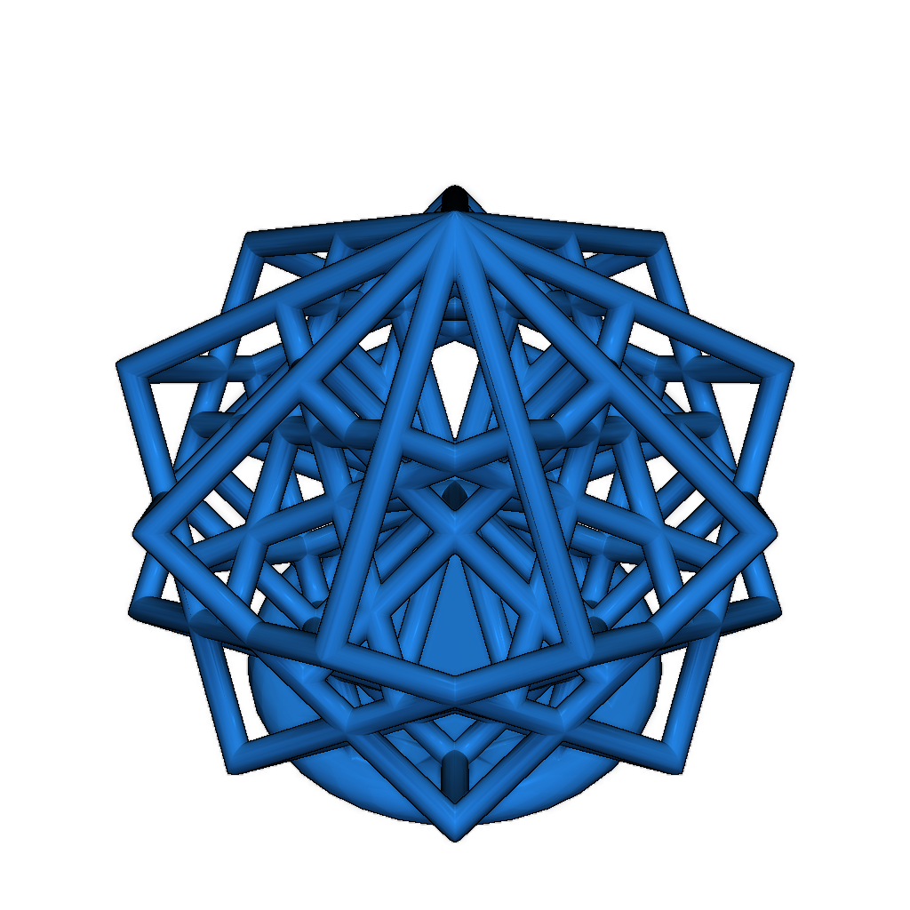 Испытание 3D-принтера решетчатого куба на пытки (свесы и двойная экструзия)