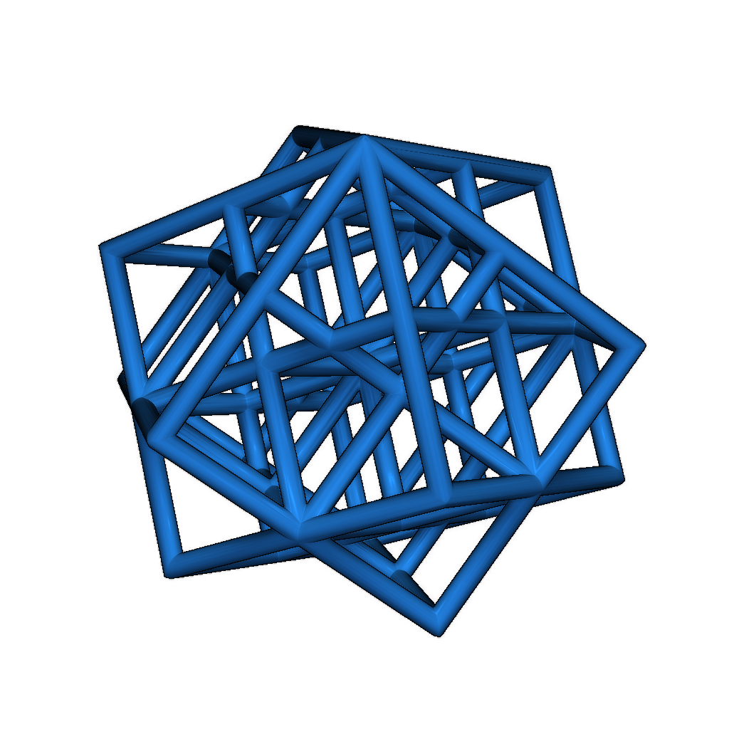 Испытание 3D-принтера решетчатого куба на пытки (свесы и двойная экструзия)