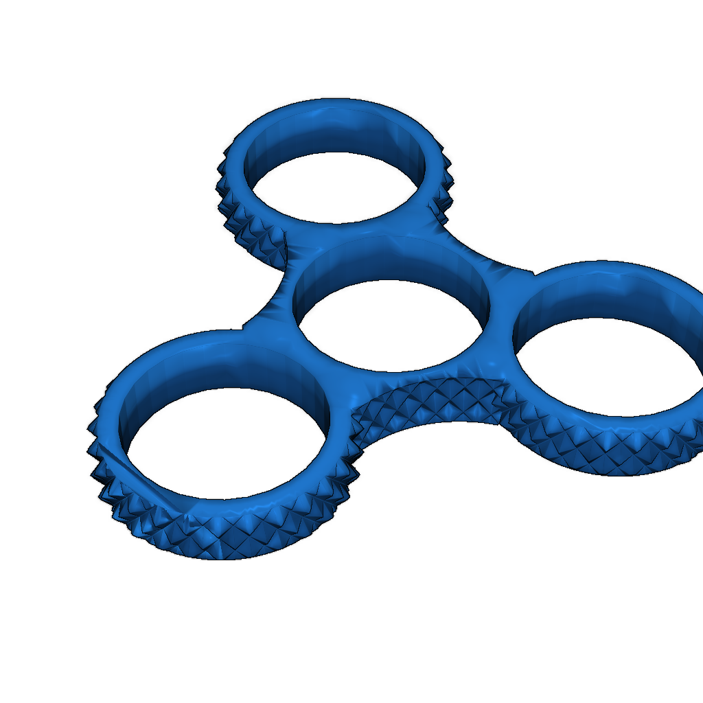 Виджет EDC Tri-Spinner с накаткой / Spinner с тройным подшипником