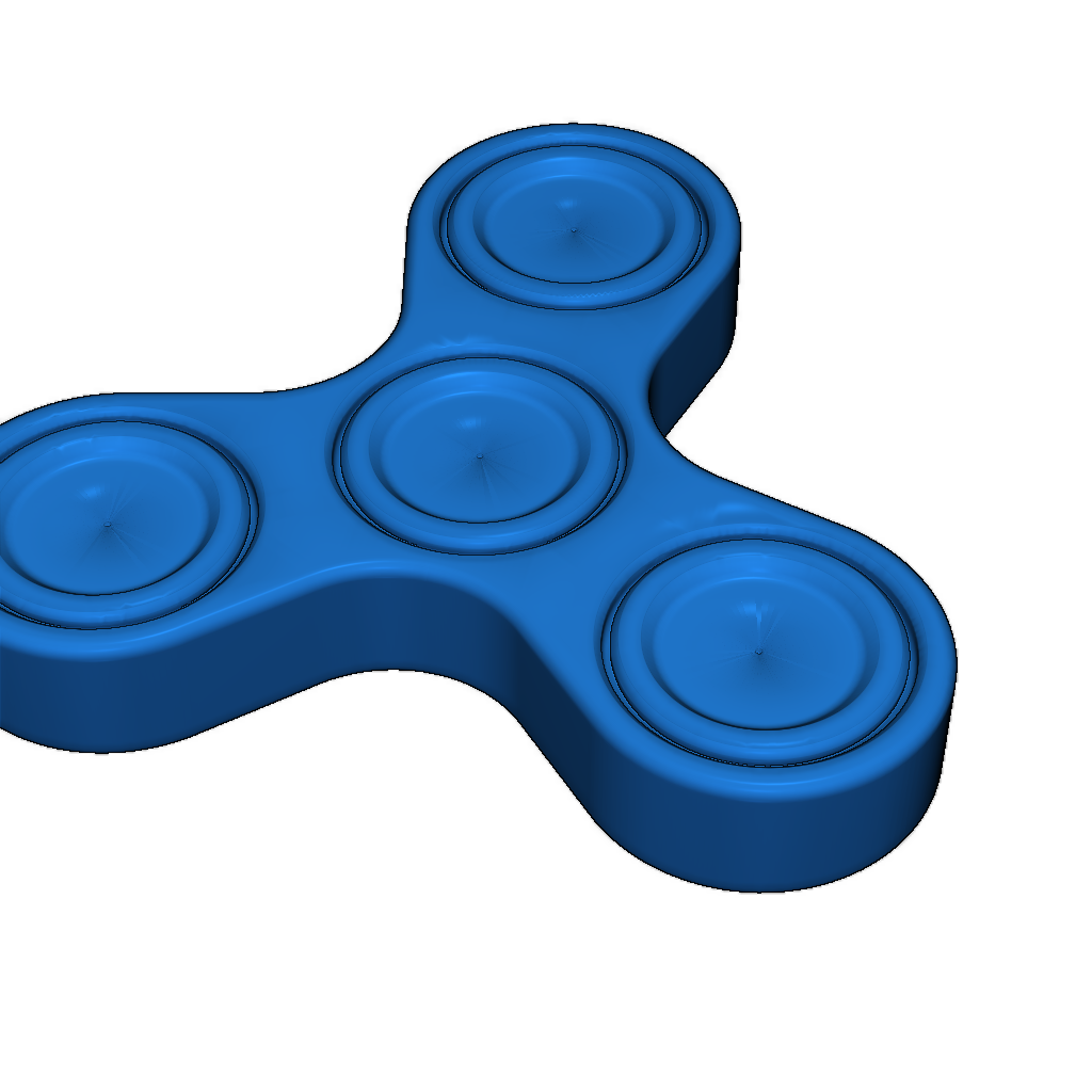 Fidget Spinner — цельный принт / подшипники не требуются!