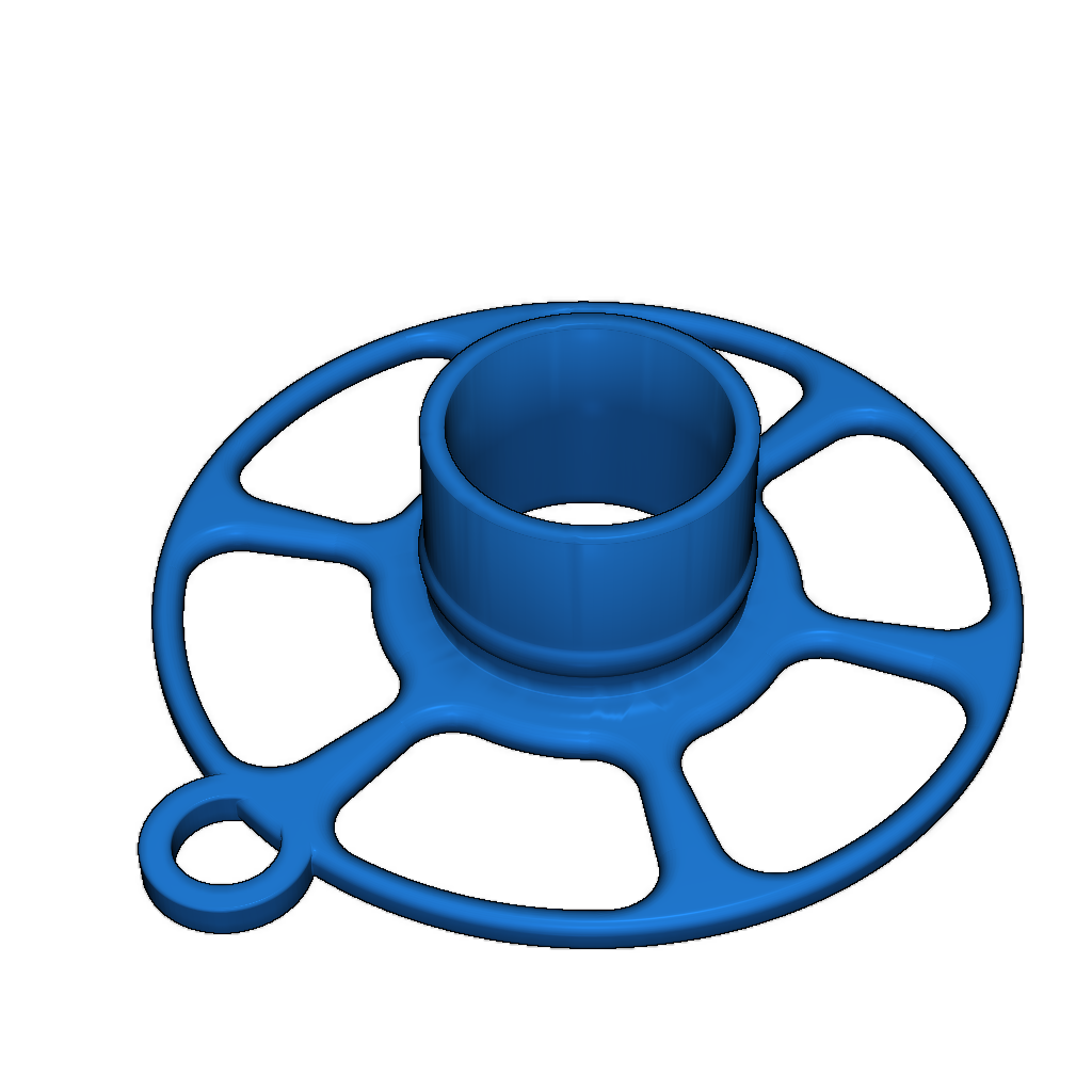 Красивый мини-брелок из нити