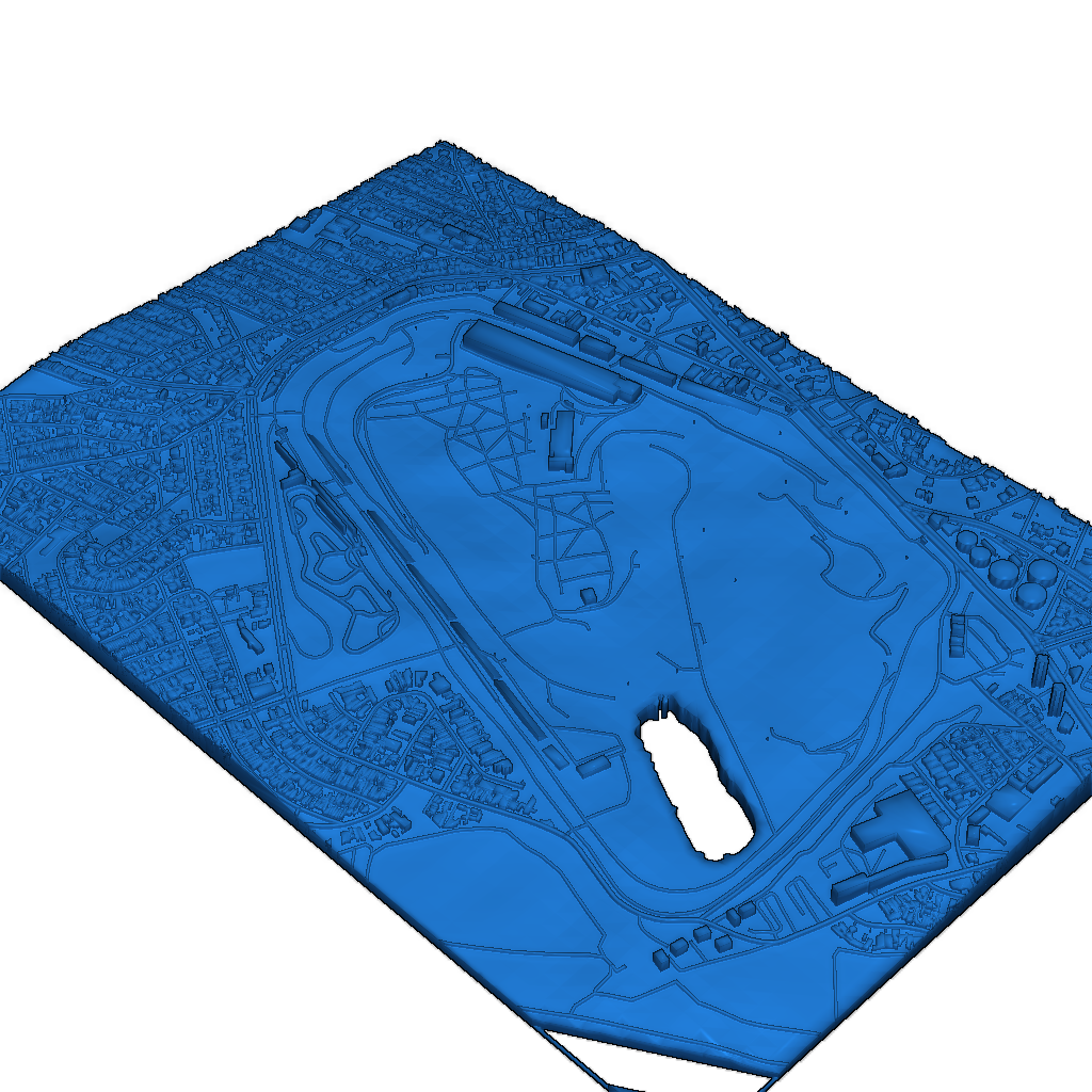 3D Миниатюра Автодрома Интерлагос, Бразилия