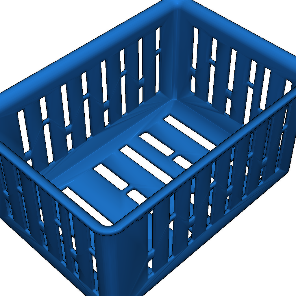 Многоуровневая корзина для холодильника с вентиляционными отверстиями